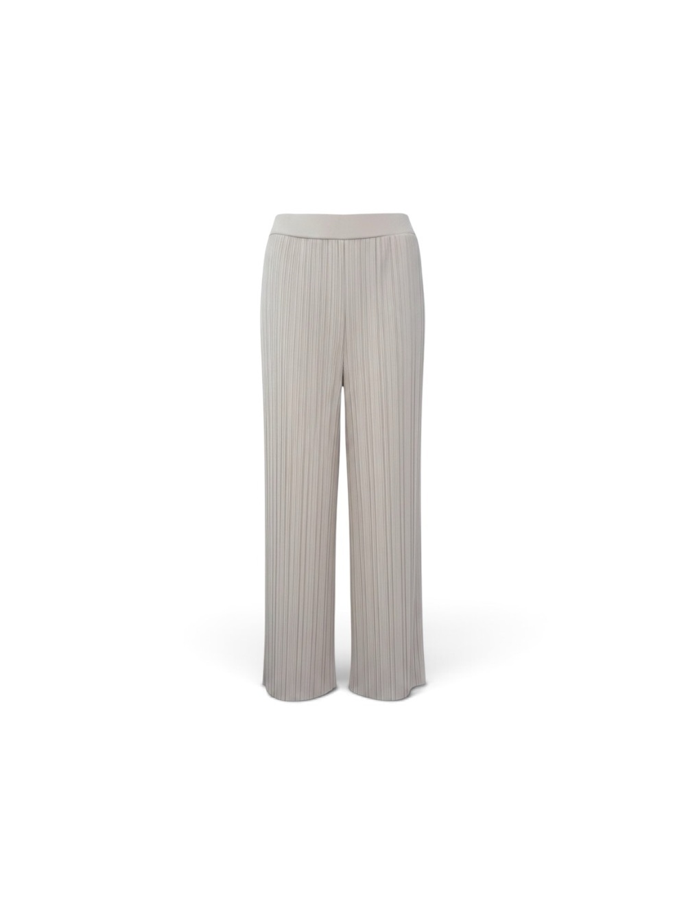 MaxMara Leisure Mist Gray Wide-Leg Pleated Pants